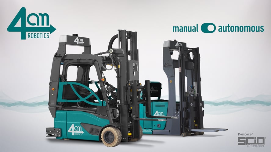 4am Robotics autonomous mobile indoor forklift trucks AFi-H and AFi-M for maximum safety in transportation